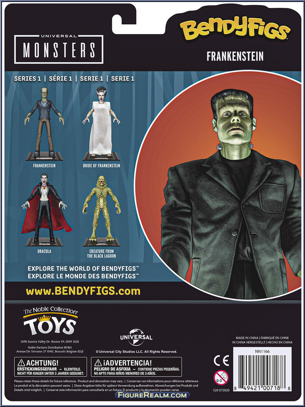 Frankenstein - Universal Monsters - Bendyfigs - Noble Toys Action Figure