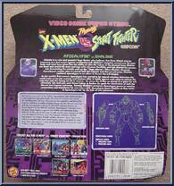Apocalypse vs. Dhalsim from Video Game Super Stars Presents - X-Men vs. Street Fighter - Series 1 manufactured by Toy Biz [Back]