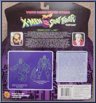 Sabretooth vs. Ken from Video Game Super Stars Presents - X-Men vs. Street Fighter - Series 1 manufactured by Toy Biz [Back]