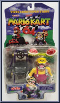 Wario from Video Game Super Stars Presents - Mario Kart 64 manufactured by Toy Biz [Front]