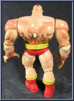 Rogue vs. Zangief from Video Game Super Stars Presents - X-Men vs. Street Fighter - Series 2 manufactured by Toy Biz [Loose]