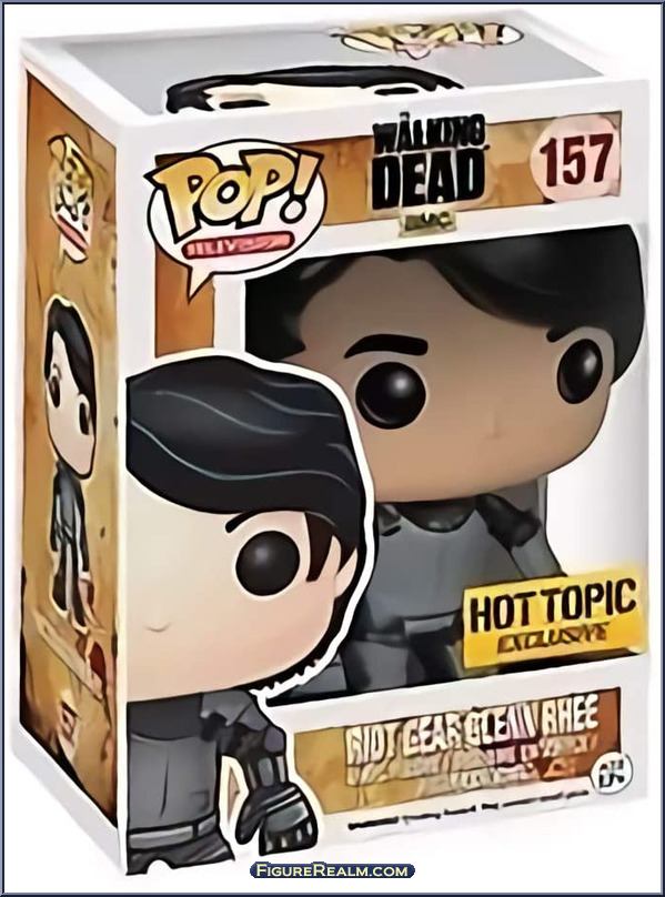 Funko POP! Riot Gear Glenn Rhee (The Walking Dead) Hot Topic Exclusive + Custodia Protettiva