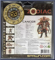 Cancer from Warriors of the Zodiac - Series 1 manufactured by McFarlane [Back]