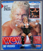 Sid Vicious (Black Singlet) from WCW - Series 1 - Released in US manufactured by Galoob [Front]