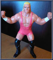Sid Vicious (Pink Singlet) from WCW - Series 2 - Released in UK manufactured by Galoob [Loose]
