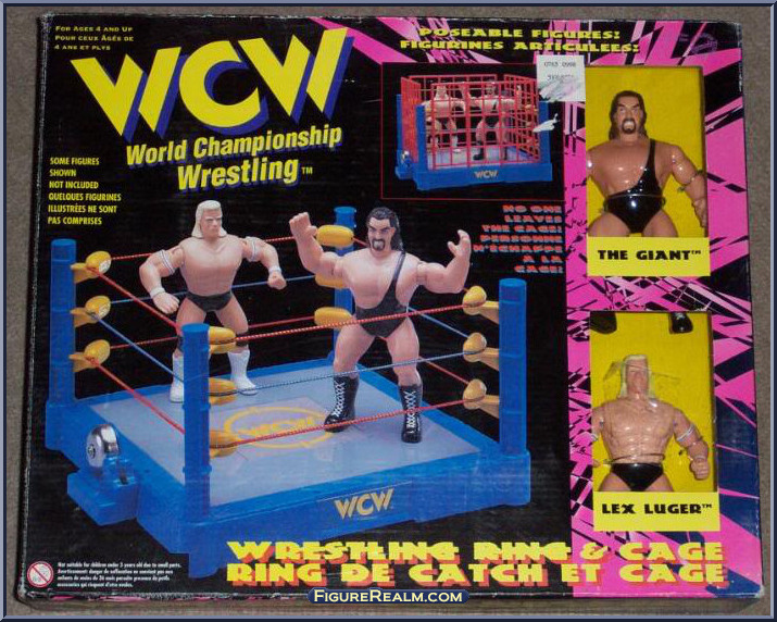 Wrestling Ring / Cage / 2 Figures - WCW - Box Sets - Original San Francisco  Toymakers Action Figure