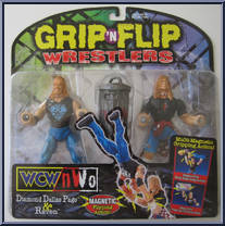Diamond Dallas Page & Raven from WCW - Grip 'N Flip manufactured by Toy Biz [Front]