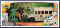 Lion Rescue Playset from Wild Quest - Basic Series manufactured by Chap Mei [Front]