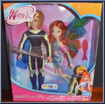 Bloom and Sky from Winx Club - Basic Series manufactured by Jakks Pacific [Front]