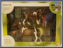 Girl / 2 Horses Action Figure