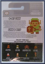 8-Bit Link (Zelda) from World of Nintendo - Series 1-5 manufactured by Jakks Pacific [Back]