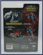 Black Knight (Argent Nemesis) from World of Warcraft (DC Unlimited) - Series 8 manufactured by DC Direct [Back]