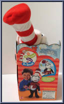 Cat in the Hat with Gink (Rhyme & Surprise) from Wubbulous World of Dr. Seuss - Plush manufactured by Mattel [Back]