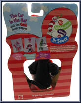 Cat in the Hat with the Gink Finger Puppet from Wubbulous World of Dr. Seuss - Plush with Finger Puppets manufactured by Mattel [Back]