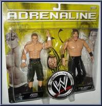 John Cena / Great Khali from WWE Adrenaline - Series 25 manufactured by Jakks Pacific [Front]