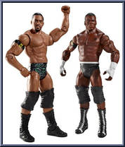 David Otunga & Michael Tarver (Dual Impact) from WWE Battle Packs - Series 10 manufactured by Mattel [Loose]