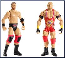 Ryback & Curtis Axel from WWE Battle Packs - Series 35 manufactured by Mattel [Loose]