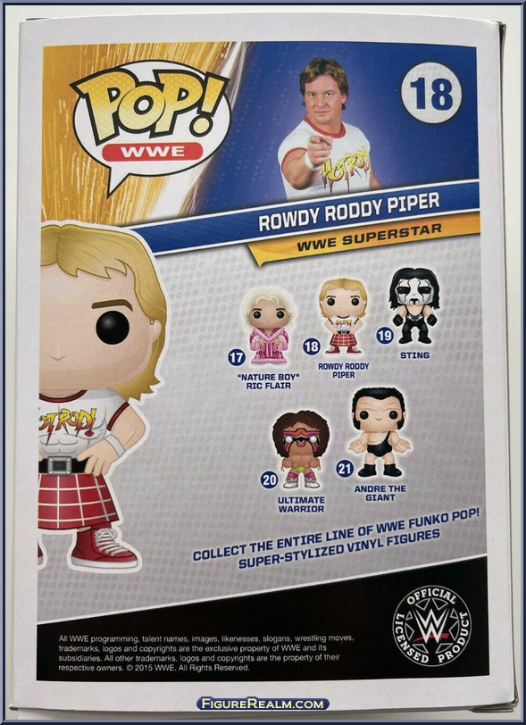 Rowdy Roddy Piper - WWE - Pop! Vinyl Figures - Funko Action Figure