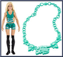 Charlotte Flair (Necklace) from WWE - Ultimate Fan Pack manufactured by Mattel [Loose]