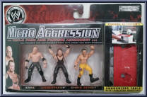 Kane / Undertaker / Chris Benoit from WWE Micro Aggression - Series  1 manufactured by Jakks Pacific [Front]