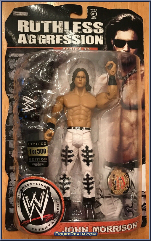 John Morrison Ruthless Aggression RA WWE Jakks Wrestling Figure b ... - JohnMorrison S32 Front