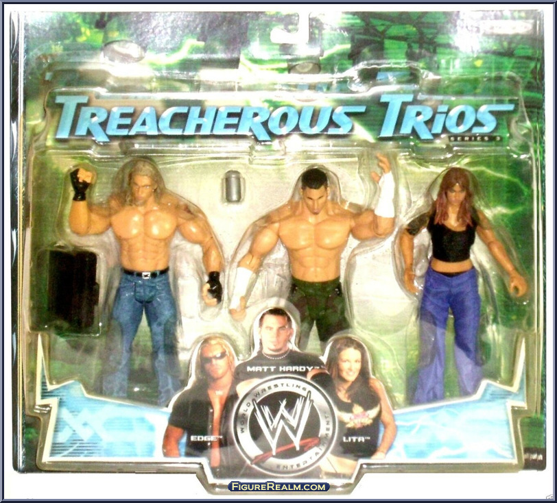 Edge / Matt Hardy / Lita - WWE Treacherous Trios - Series 3 - Jakks Pacific  Action Figure