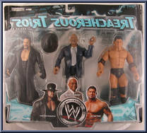 Batista / Teddy Long / Undertaker from WWE Treacherous Trios - Series  6 manufactured by Jakks Pacific [Front]
