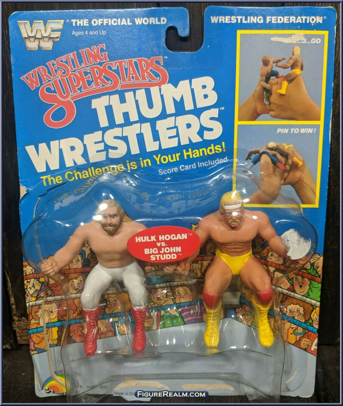 Krudt udvide tung Hulk Hogan vs. Big John Studd - WWF - Thumb Wrestlers - LJN Action Figure