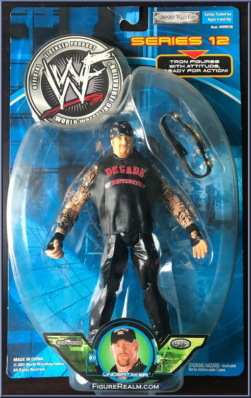 Undertaker - WWF Titan Tron Live - Series 12 - Jakks Pacific Action Figure