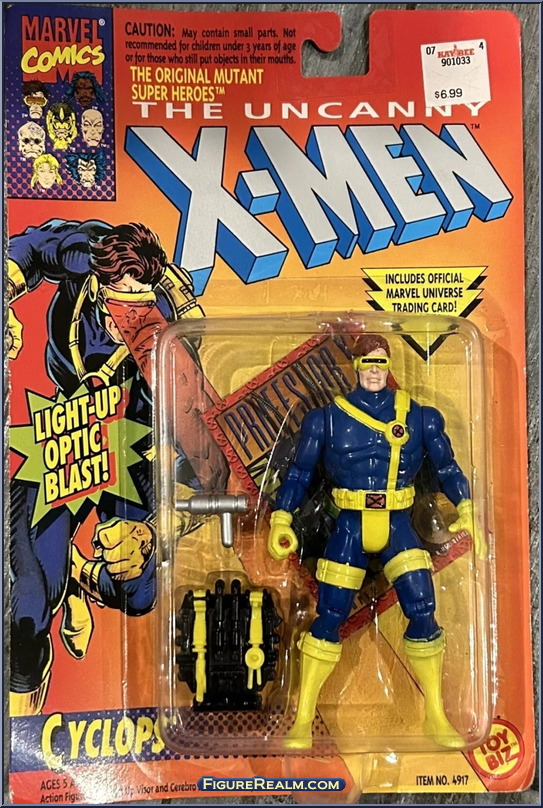 Cyclops (Light-Up Optic Blast) - X-Men - Series 5 - Toy Biz Action Figure