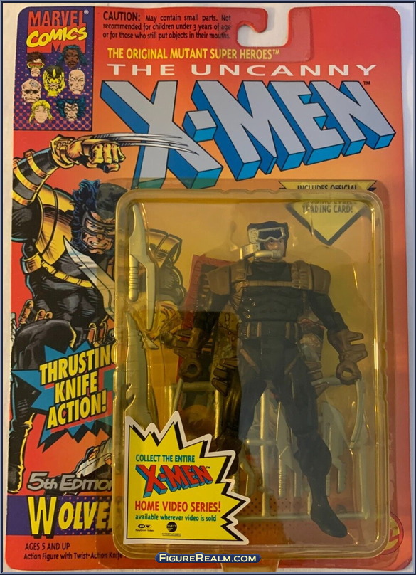 Wolverine (5th Edition) (Black) - X-Men - Series 4 - Toy Biz Action Figure