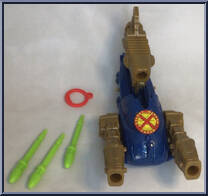 Cyclops from X-Men - Secret Weapon Force - Battle Blasters manufactured by Toy Biz [Loose]