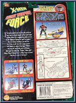 Cyclops from X-Men - Secret Weapon Force - Battle Blasters manufactured by Toy Biz [Back]