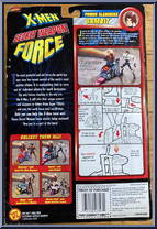 Gambit from X-Men - Secret Weapon Force - Power Slammers manufactured by Toy Biz [Back]