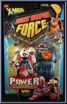 Gambit from X-Men - Secret Weapon Force - Power Slammers manufactured by Toy Biz [Front]