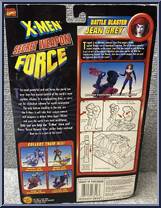 Jean Grey from X-Men - Secret Weapon Force - Battle Blasters manufactured by Toy Biz [Back]
