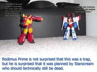 Rodimus Prime Vs Starscream Part I Comic Strip Panel #5
