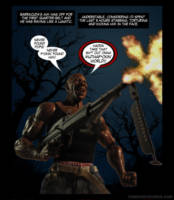 Punisher vs Barracuda Comic Strip Panel #1