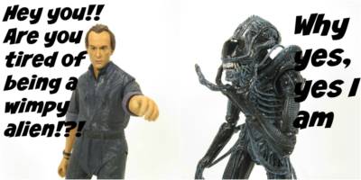 Xenomorph Strength Enhancer Comic Strip Panel #1