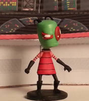 Invader ZIM (Self Customs) Custom Miniature / Figurine