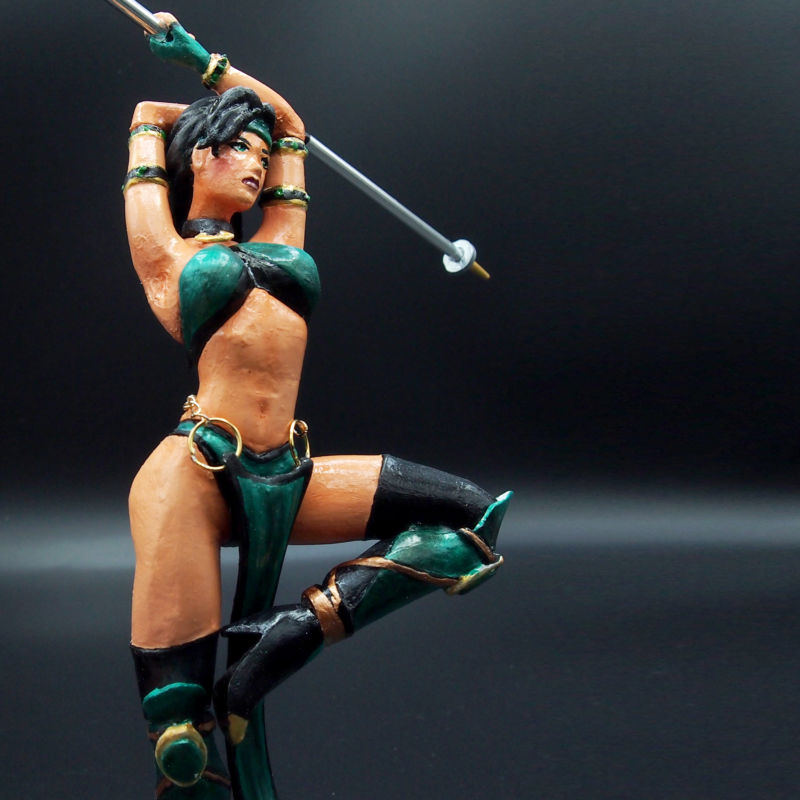 Custom Figurine Jade - Mortal Kombat Armageddon (Mortal Kombat) Custom  Miniature / Figurine