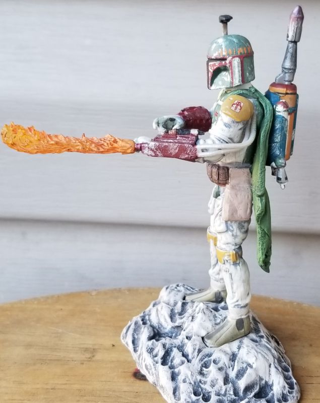 Boba fett (rocket firing jet pack) (Star Wars) Custom Action Figure