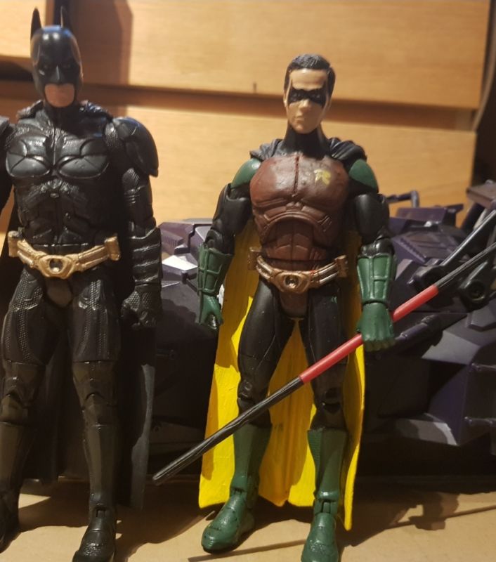 Nolanverse Robin (Batman) (Batman - Movie Style) Custom Action Figure