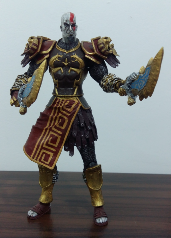 Kratos God Armor Repaint (God of War) Custom Action Figure