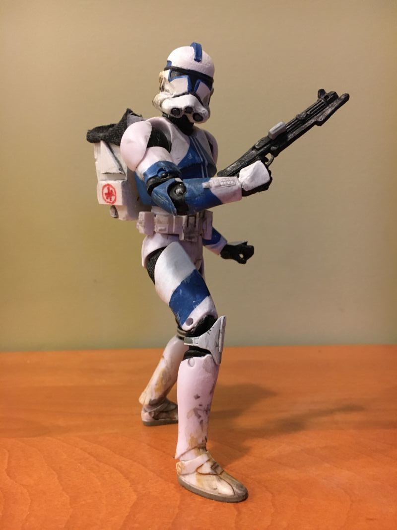 Clone trooper Kix (Star Wars) Custom Action Figure