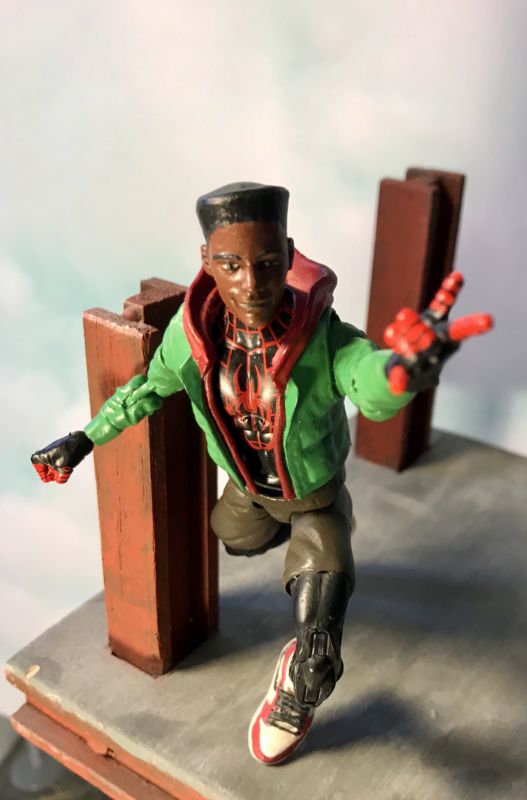 Marvel Legends Miles Morales Spider-man (Marvel Legends) Custom Action  Figure