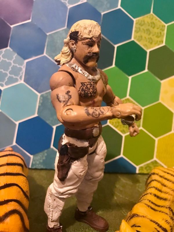 The Tiger King Joe Exotic Wwe Custom Action Figure