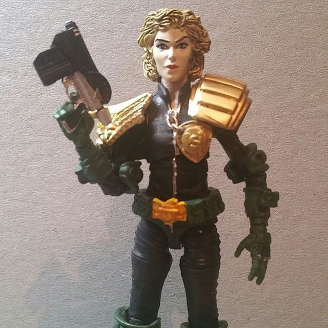 One 12th Scale Judge Cassandra Anderson Psi Judge Dredd Custom Action Figure