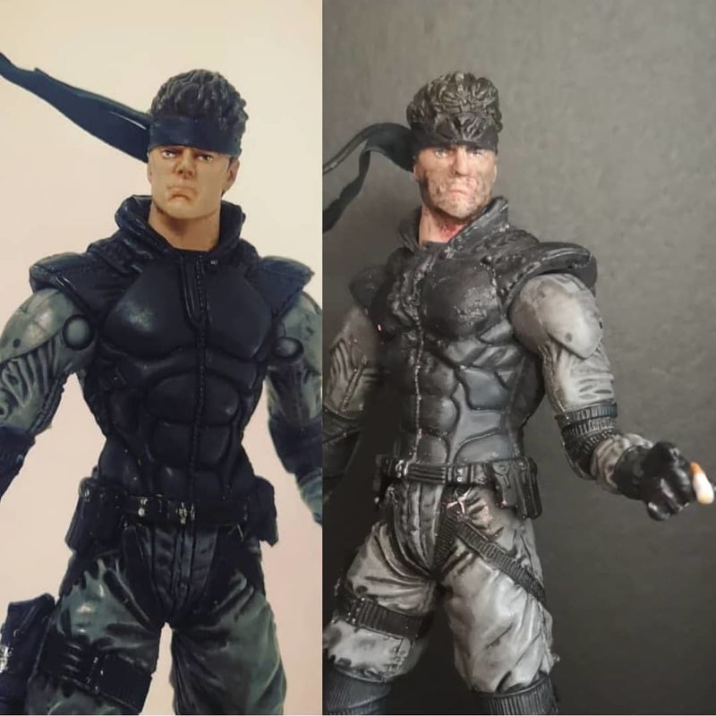 Solid Snake Mgs1 Metal Gear Solid Custom Action Figure