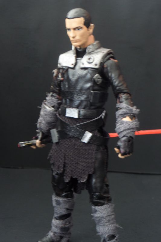 A A on Instagram: Galen Marek (Jedi Adventure Starkiller robes) 6 inch  Black Series custom completed! This is a figure that I've been working on  for more than a year now, but